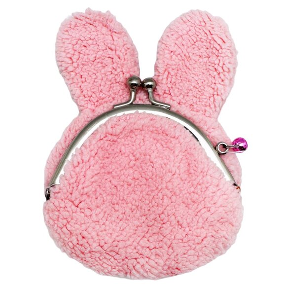Monchhichi Chimutan Bunny Face Plush Coin Bag - Picture 2 of 4